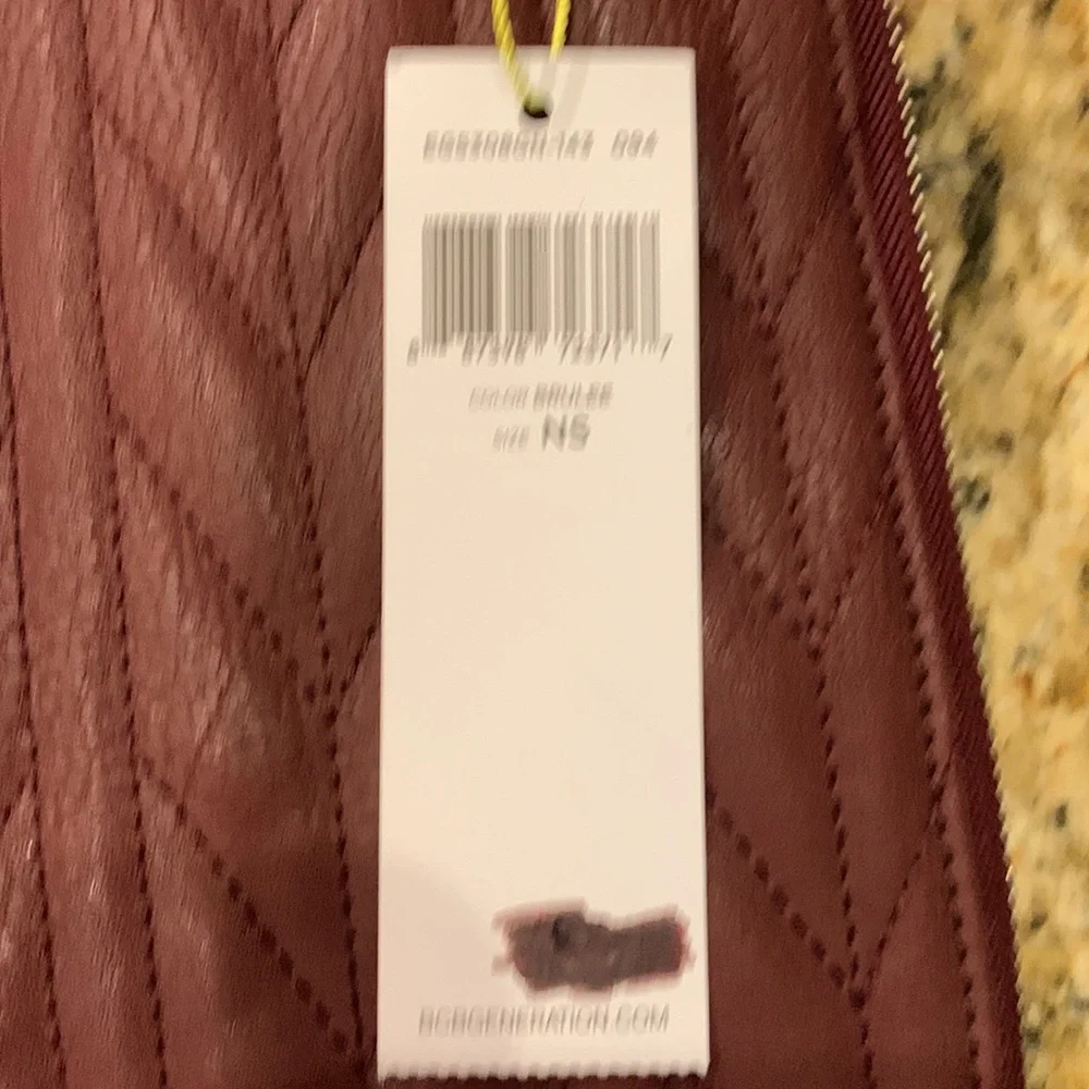 BCBG envelope, faux leather, burgundy, clutch, NWT | offer in description